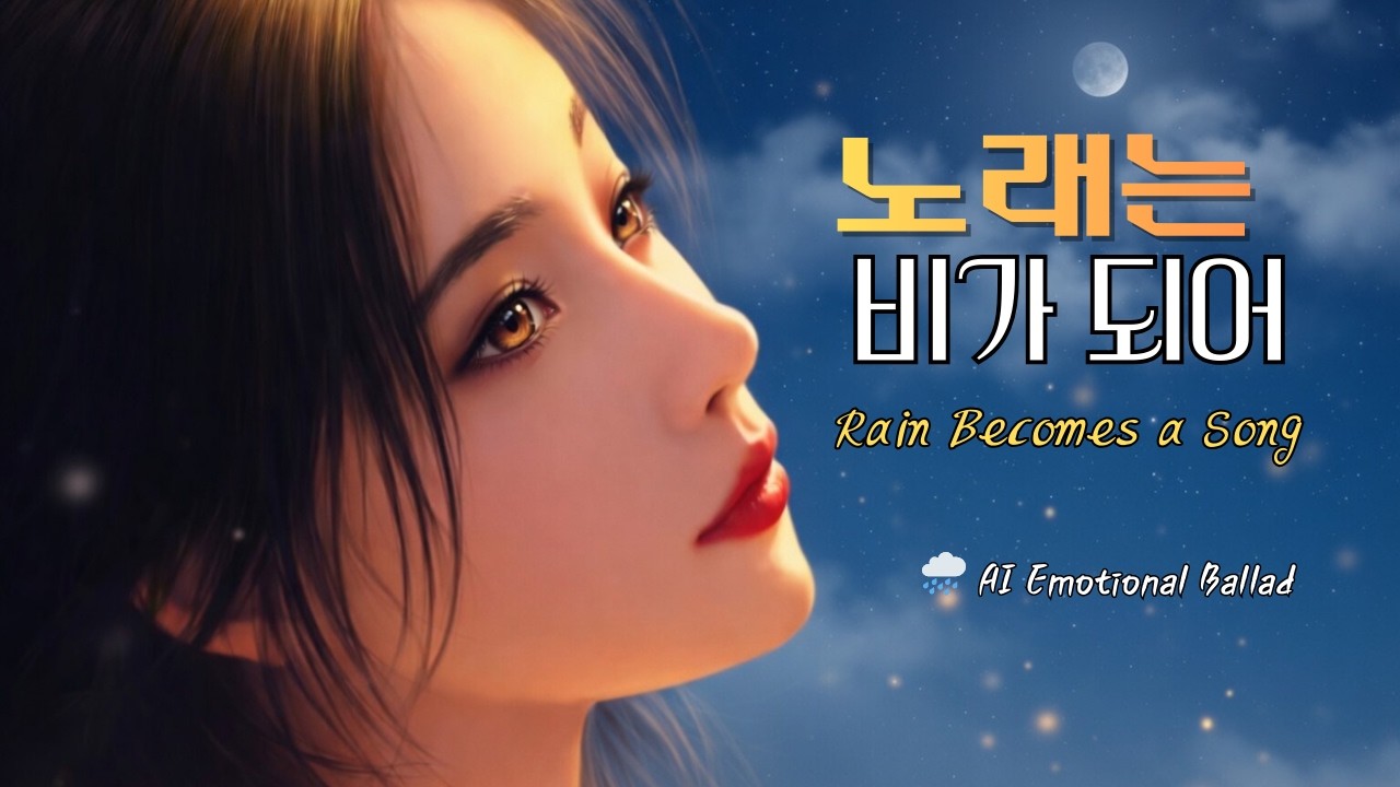 노래는 비가 되어 🌧️ | Rain Becomes a Song 비 오는 날 듣는 노래 ☔ Sad Emotional Ballad | 감성 발라드
