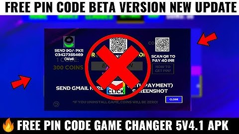 How To Get Free Pin Code In Game Changer 5 v4.1 New Update !! Play Free Game Changer 5