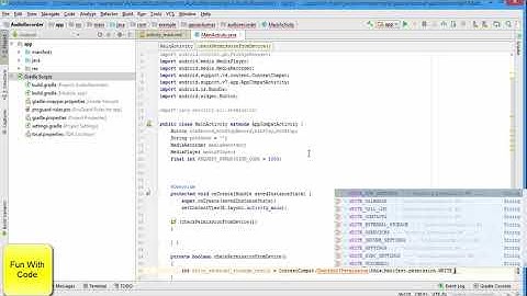 Audio Recorder | Android Project | Part -2