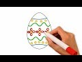 How to Draw an Easter Egg quick and easy! #Pencil #YouTubeKids #howtodraw