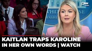 Karoline Leavitt Returns To White House After Break, Gets Rattled By CNN's Kaitlan Collins | Full PC