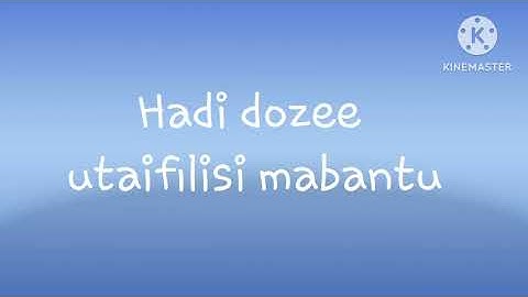 MABANTU FT IBRAAH Mateso officials video lyrics