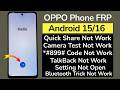 Oppo Android 15/16 FRP Bypass Without PC | How To Break FRP Lock Oppo Phone