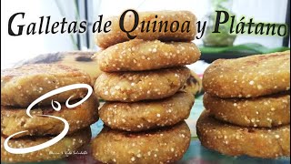 Galletas de QUINOA y PLÁTANO | Sin HORNO | Sin Azúcar | Sin Harina | Cocina & Vida Saludable