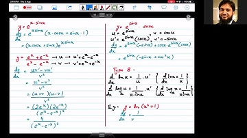 ECAT Math - Calculus Differentiation - Exponential e Logarithmic log ln by Sir Ahsan Abdullah Patel