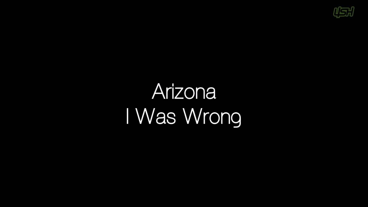 Arizona - I Was Wrong (Robin Schulz Remix) [Lyrics]