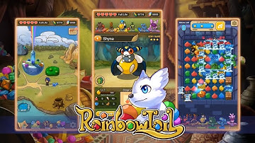 Rainbow Tail Preview Trailer - A New Match 3 RPG Game!