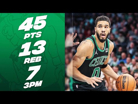 Jayson Tatum Heats Up For SEASON-HIGH 45 Points! 🍀 | November 20, 2023