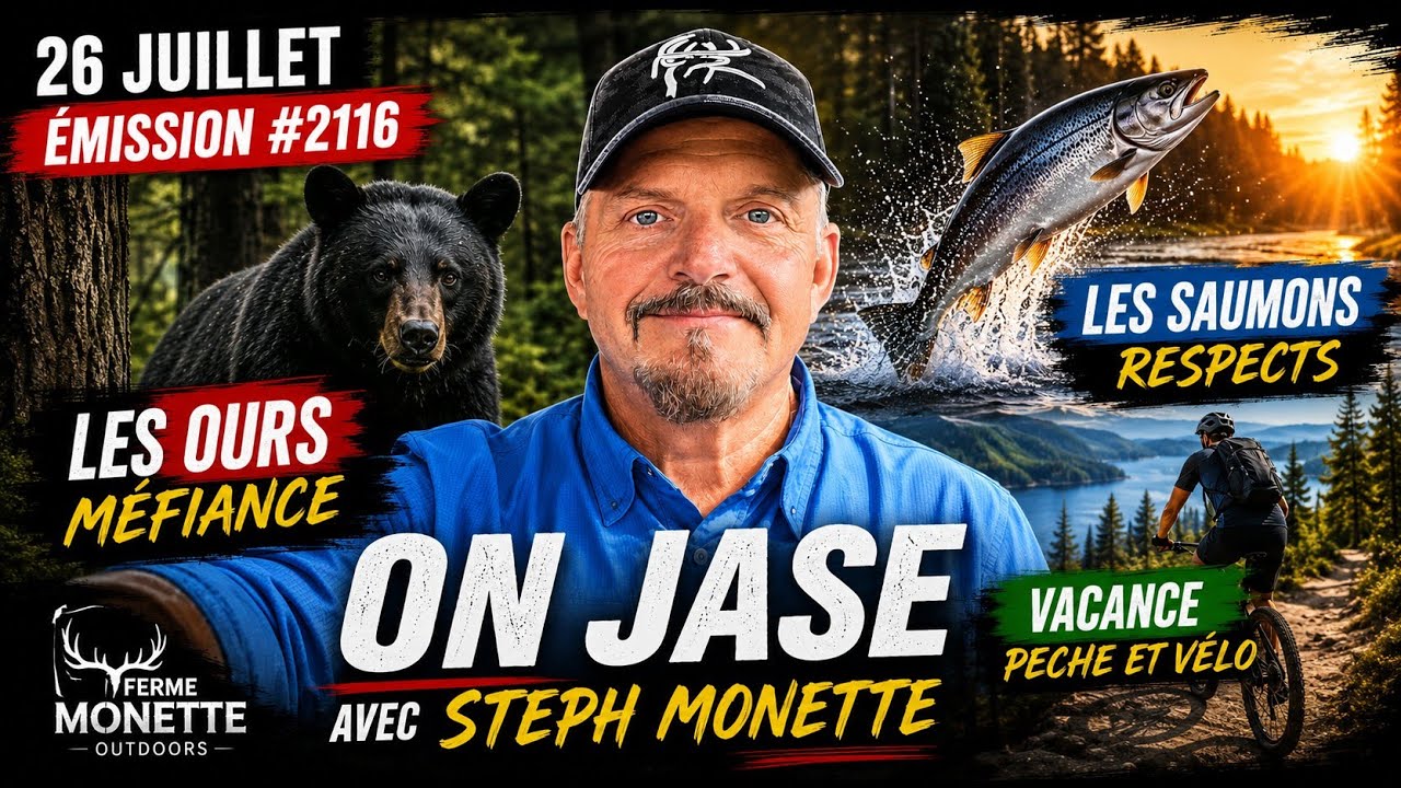 26 juillet ÉMISSION #2116 On jase avec Steph et Yan  Monette