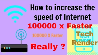 How to speed up your internet SPEED 100000x faster Boost WiFi speed | Tech Render | screenshot 4