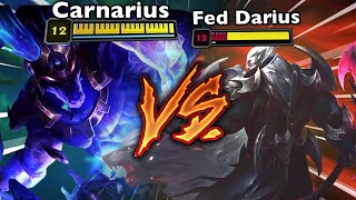 Who wins? Fed Nasus vs Fed Darius in Season 14... | Carnarius | League of Legends