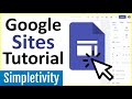 How to use Google Sites - Tutorial for Beginners (2021)