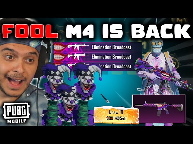 THE FOOL M4 IS MAKING A COMEBACK 🤡 (PUBG MOBILE) class=