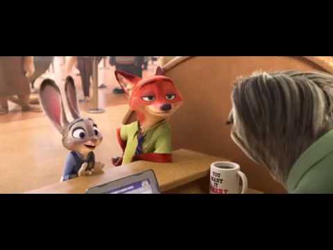 Zootopia Full Sloth Scene Youtube