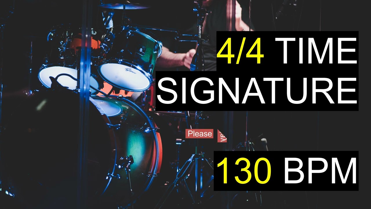 130 BPM 4/4 Drum Track ( This is more COMPLEXED than a simple LOOP