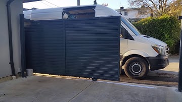 Sliding driveway gate & Gate operator installation services in Vancouver, BC, Canada by Royal Gates