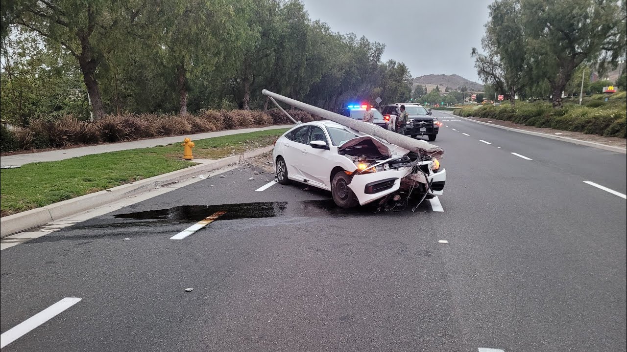 LDT 128 CAR VS LIGHT POLE LIGHT DUTY TOW 128 YouTube