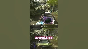 I clutched a 1v3 and hit a trickshot while split screen #mw3