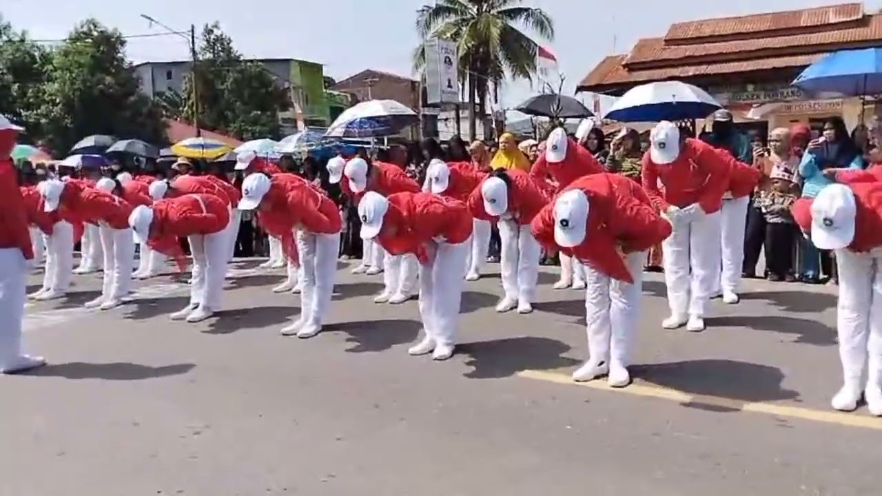Gerak Jalan Indah Ibu PKK Desa Buntunanna Variasi dan Yel Yel yang paling keren