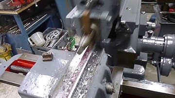ALBA 4S / ELLIOTT 18s SHAPING MACHINE MAKING TEE NUTS part 4