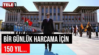 Saray harcaya harcaya bitiremiyor!