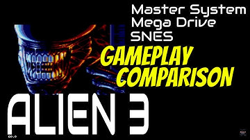 Alien 3: Master System vs Mega Drive/Genesis vs Super Nintendo | Gameplay HD - Comparison