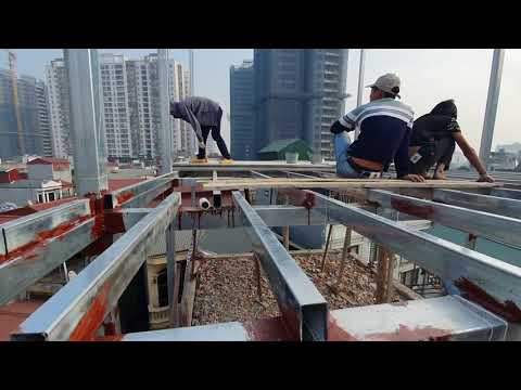 Video tấm panel bê tông đúc sẵn, sàn bê tông nhẹ-sàn nhẹ lắp... - youtube