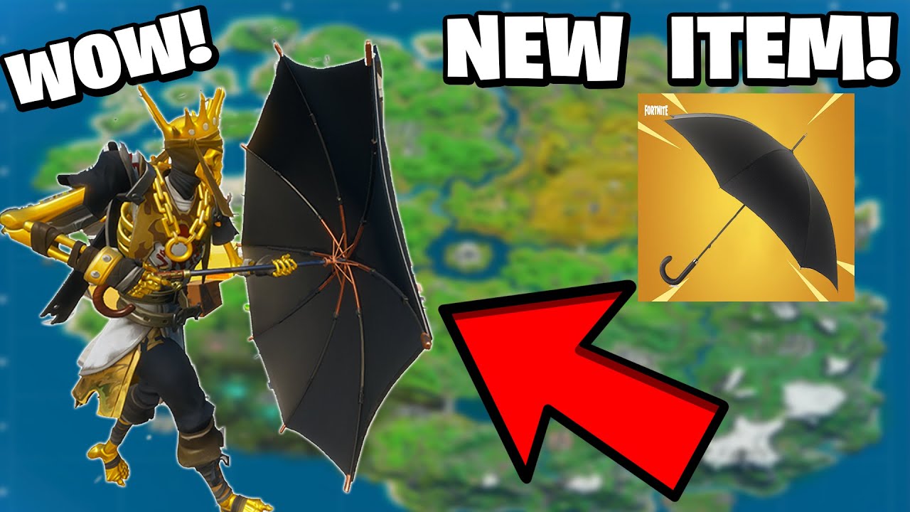 Where to find the new KINGSMAN UMBRELLA in Fortnite? How to use the new Crash Pads item?