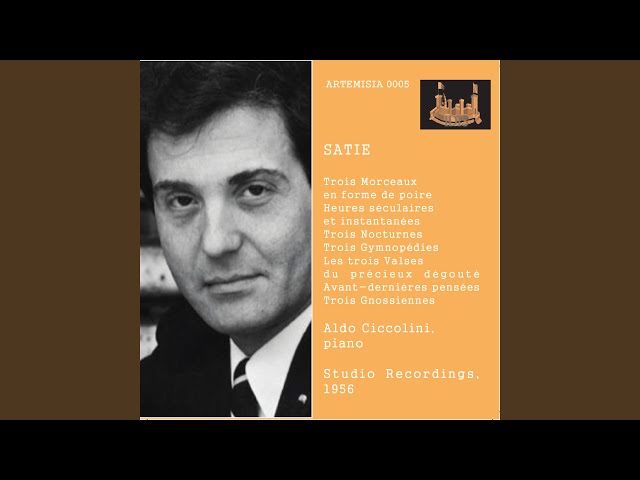 Satie - Gnossienne n°1 : Aldo Ciccolini, piano