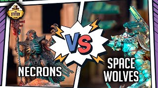 Мультшоу Space Wolves vs Necrons I Battlereport 2000pts I Warhammer 40000