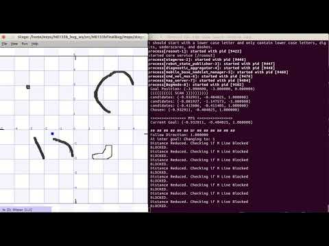 Tangent Bug Algorithm, Course 3