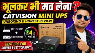Catvision Mini UPS Unboxing &amp; Honest Review | Best UPS for WiFi Router &amp; Set Top Box?