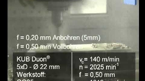 KUB Duon rough boring solid drilling