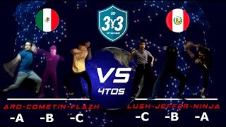 4tos BATALLA DE EQUIPOS ELECTRO DANCE 3VS3 #1 / Aggressive Attack vs Peru