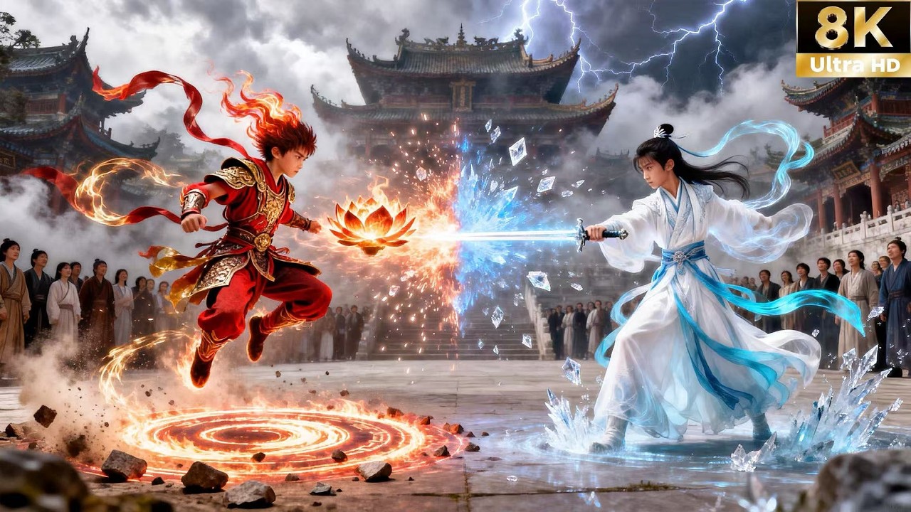 Dios Celestial y Señor Demoníaco nacen el mismo día; el mundo tiembla ante una nueva era.