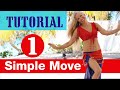 1 Simple Dance Move for Beginners (BELLY DANCE TUTORIAL) - Jensuya Belly Dance