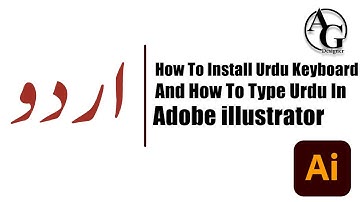 How To Install Urdu Keyboard And How To Type Urdu In Adobe Illustrator