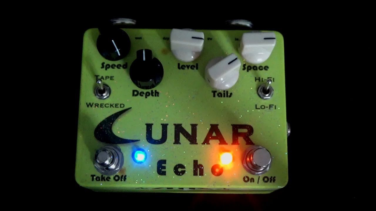 Lunar Echo by DMB Pedals - Analog Delay Demo - YouTube