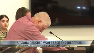 Prosecutors say they will not retry an Arizona rancher accused of murder near the US-Mexico border