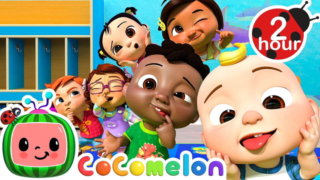 Peek-a-Boo Playtime In The Classroom | Cocomelon | Family Time! 👨‍👩‍👦 | MOONBUG KIDS