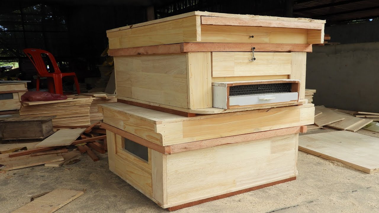 Beehive style Khmer | Perfect bee box | Pollen flow hive | Bee box