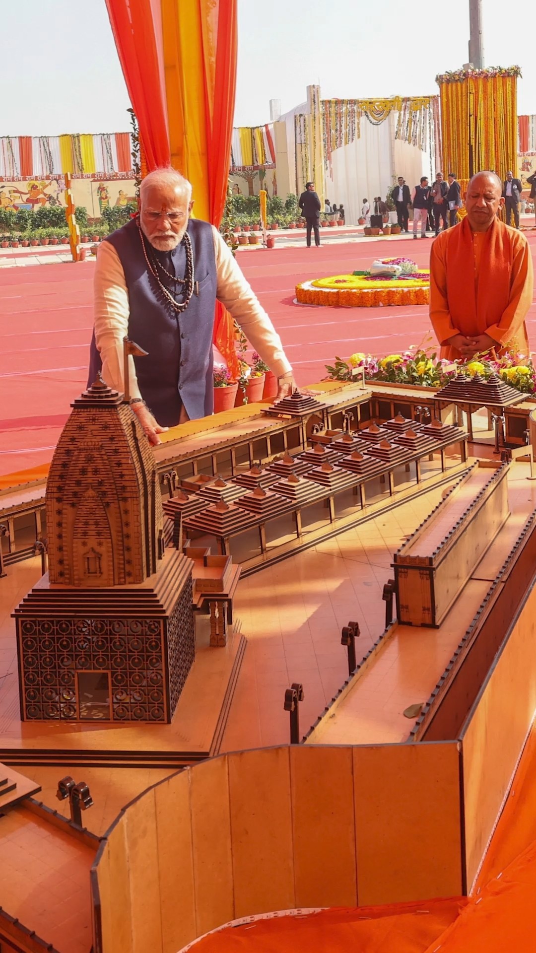 PM Modi inspects the preparations for Mahakumbh in Prayagraj, Uttar Pradesh | #shorts
