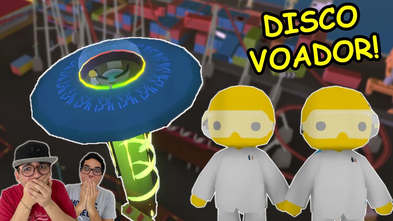 PILOTAMOS O DISCO VOADOR SECRETO NA CIDADE DE MASSA DE MODELAR! - Wobbly Life