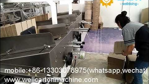 cardboard partition assembly machinery video