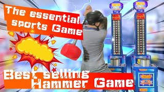 Best 1-2 Players Coin Operated Arcade Hammer Machine-King Of The Hammer screenshot 2
