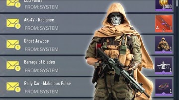 Working Redeem Code Codm | Get Free Ghost Jawbone Skin In Cod Mobile | Codm Free Skin [2023]