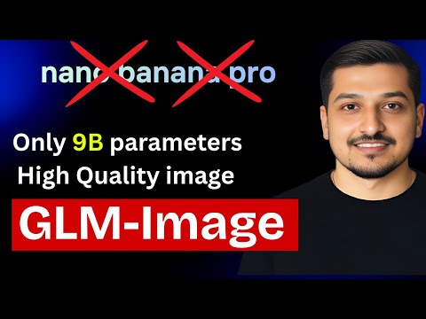 GLM Image : This AI Just Broke Image Generation 😱 (Better Than nano banana pro) thumbnail