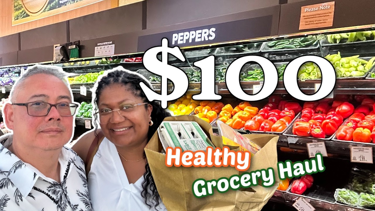I spent $100 on healthy groceries in North Carolina, USA. What did we get?