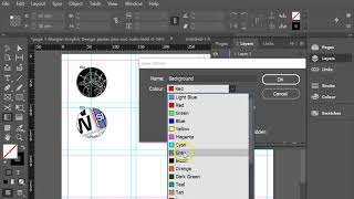 indesign working with layers