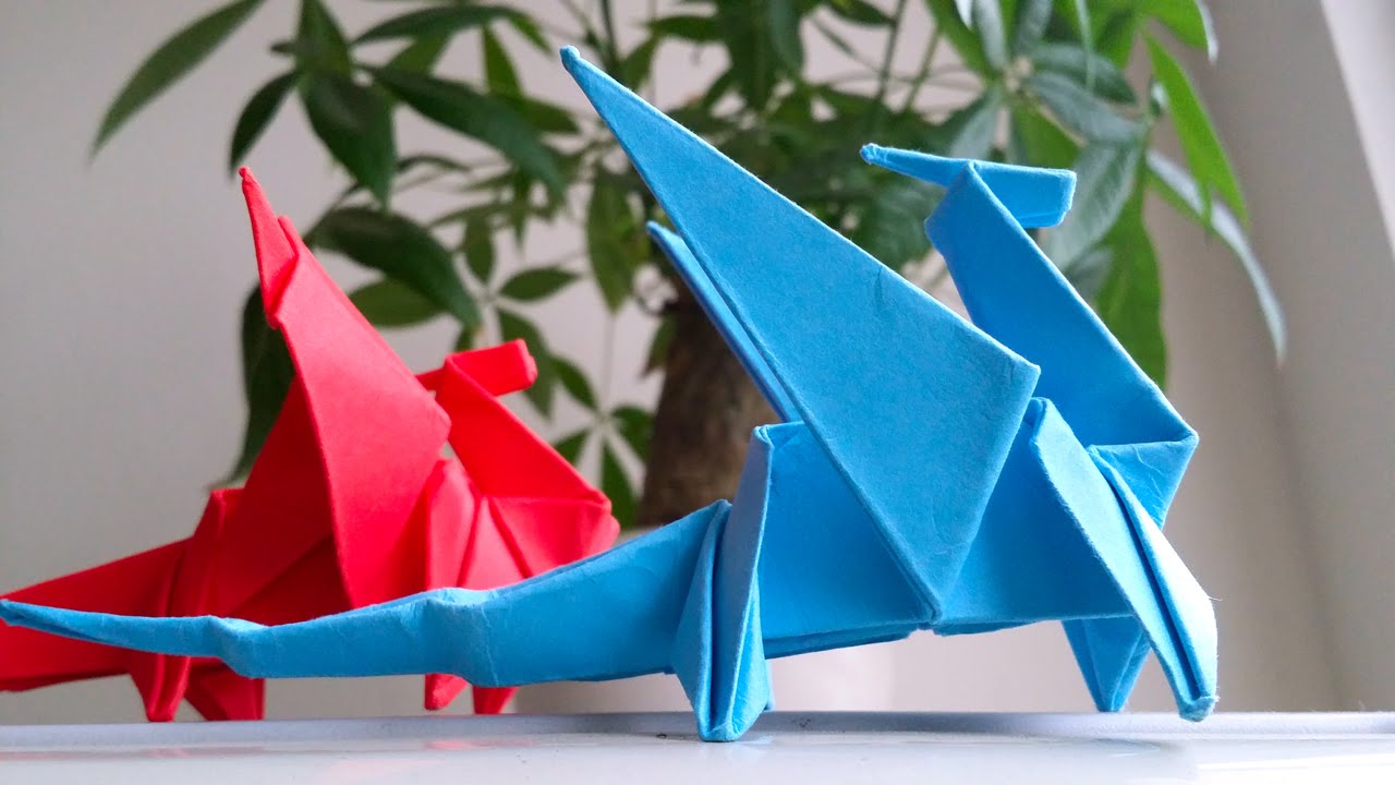 How to make a paper origami dragon | Easy - YouTube